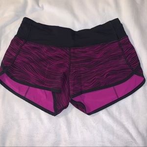 🛑SOLD🛑 Lululemon Life Lines Speed Shorts.